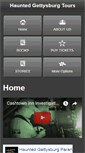Mobile Screenshot of hauntedgettysburgparanormalsociety.com