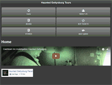 Tablet Screenshot of hauntedgettysburgparanormalsociety.com